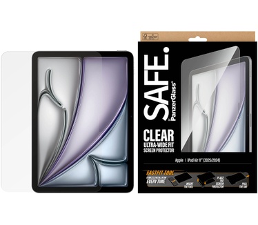 PanzerGlass SAFE. by PanzerGlass® Screen Protector iPad Air 11" (2024-2026) | Ultra-Wide Fit w. Fastfit tool