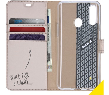 Accezz Wallet Softcase Bookcase Samsung Galaxy A20s - Goud (Galaxy A20s) Goud