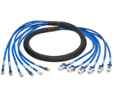 Tripp-Lite Cat6/Cat6a, 10ft Blauw