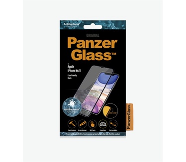 PanzerGlass iPhone XR/11 CF Anti-microbial Black