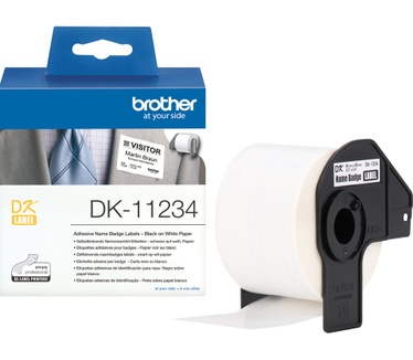 Brother DK-11234 zelfklevende naambadge op labelrol