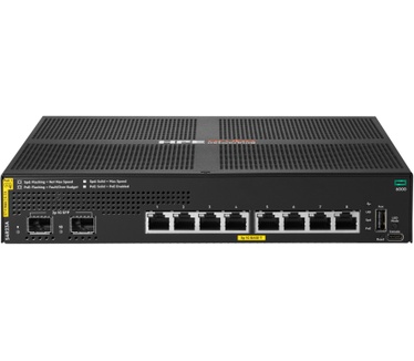 HPE Aruba Networking CX 6000 8p 10M/100M/1G Class4 PoE 2p SFP 1G 67W Switch