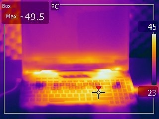 Asus Strix Hero II warmtebeeld