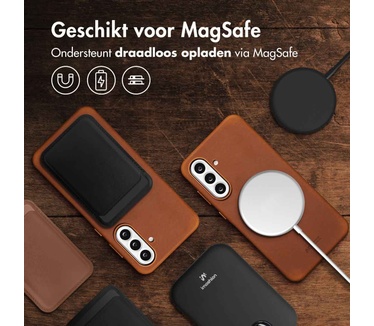 Accezz Vintage Leather Magsafe Backcover