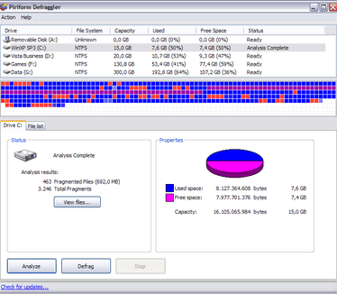 Defraggler 1.02.077 RC1 screenshot