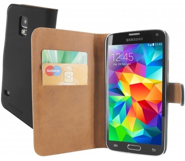 Mobiparts Premium Wallet Case Samsung Galaxy S5 Black