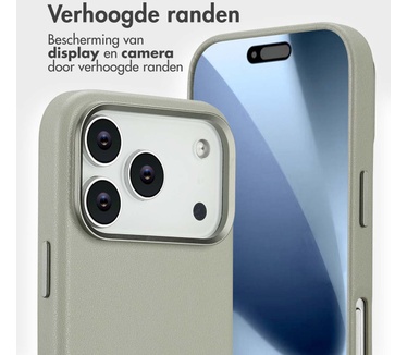 Accezz Leather Bookcase 2-in-1 met MagSafe