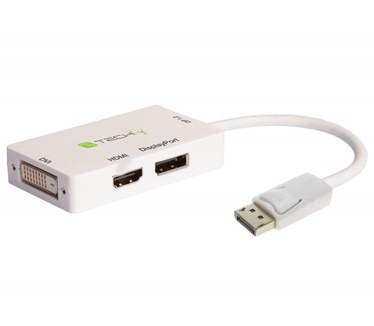 Techly IADAP DP-COMBOF3 Wit