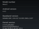 Moto E - screenshots