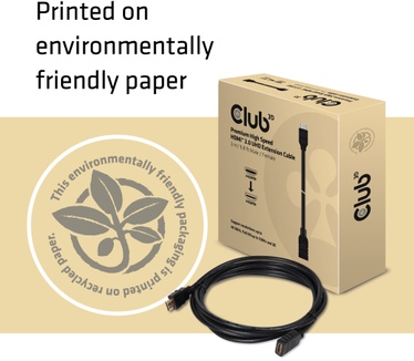 Club 3D High Speed HDMI 2.0 UHD 4K60Hz Extension Kabel 3 meter M/F Zwart