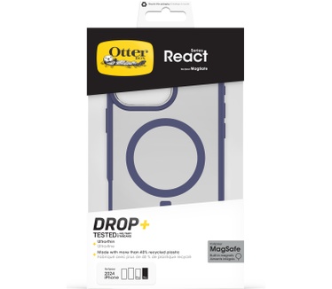 Otterbox React Series voor MagSafe voor iPhone 16 Pro Max, Space Cadet (iPhone 16 Pro Max) Transparant