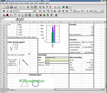 KOffice - KSpread