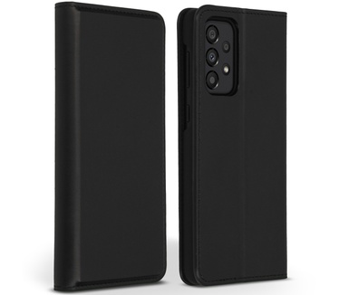 Accezz Premium Leather Slim Bookcase Samsung Galaxy A33 - Zwart