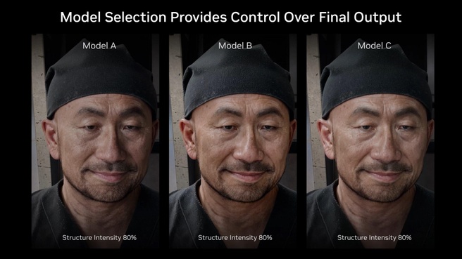 Ontwikkelaars kunnen kiezen uit drie DLSS 5-modellen. Bron: Nvidia