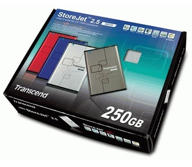 Transcend StoreJet TS250GSJ25S-S 250GB Zwart
