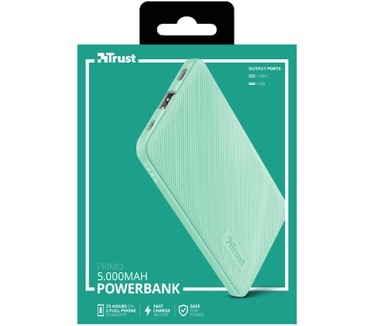 Trust Primo Ultra-thin Powerbank 5.000 mAh Mint