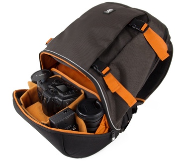 Crumpler Proper Roady Half Photo Backpack Grey Black Grijs, Oranje, Zwart