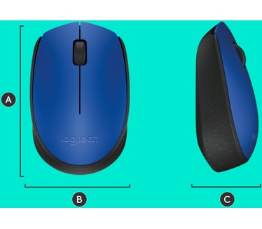 Logitech M171 Blauw