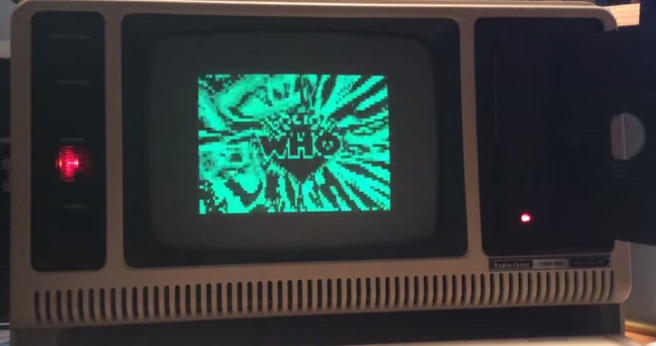 Pc uit 1983 speelt aflevering Doctor Who af