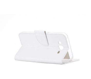Luxe Lederen Bookcase hoesje voor de Samsung Galaxy J7 - Wit (Samsung Galaxy J7) Wit
