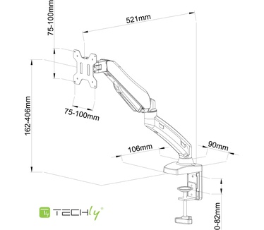 Techly ICA-LCD 116BK