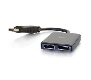 CablesToGo DisplayPort[TM] 1.2 naar Dual DisplayPort[TM] MST-hub