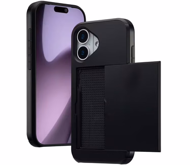 Imoshion Backcover met pasjeshouder voor de Apple iPhone 17 Zwart