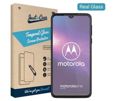 Just in Case Tempered Glass Motorola One Macro