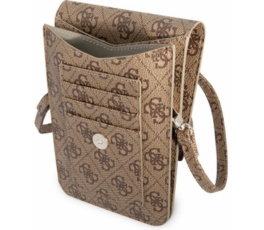 Guess 4G Triangle Logo Heuptas met Riem (tot 7 Inch) - Bruin Bruin