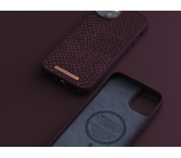 Njord byElements Salmon Leather Magsafe