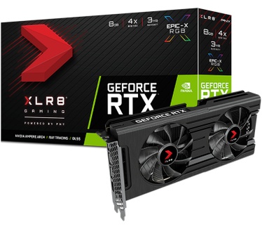 PNY GeForce RTX 3050 8GB XLR8 Gaming Revel Epic-X RGB Dual Fan Edition