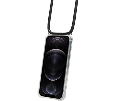Mobiparts Lanyard Case Apple iPhone 12/12 Pro Black Cord