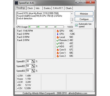 SpeedFan screenshot