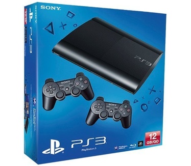 Sony PlayStation 3 Slim (2012) 12GB + extra controller Zwart
