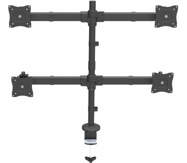 Startech.com Monitorarm voor 4 schermen verstelbaar stevig stalen frame