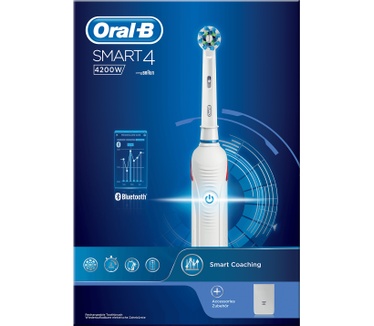 Oral-B Smart 4200W White Elektrische Tandenborstel Powered By Braun