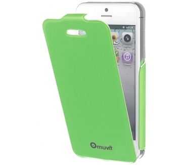 Muvit iPhone 5 / 5S Fluosh iFlip Case (green)