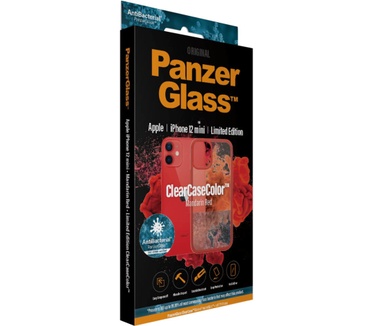 PanzerGlass 0279 (iPhone 12 mini Mandarin Red) Transparant