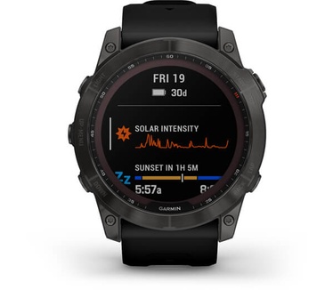 Garmin fēnix 7X Sapphire Solar Grijs (Zwart)