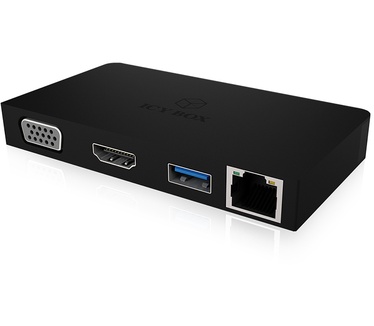 Raidsonic USB Type-C DockingStation with integrated cable