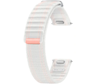 Samsung Galaxy Watch7 Fabric Textiel Band Wit S/M
