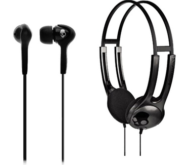 Skullcandy Icon + Smokin Bud Bundel (Zilver, Zwart)