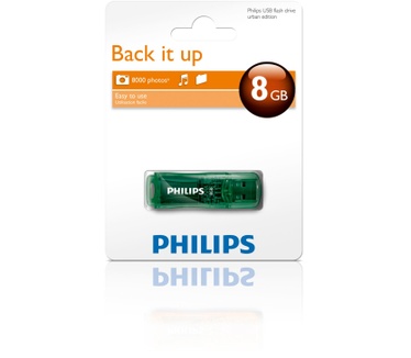 Philips Flash Drive Urban 8GB Groen