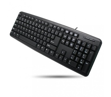 Techly USB Standard Keyboard 104 Keys Color Black