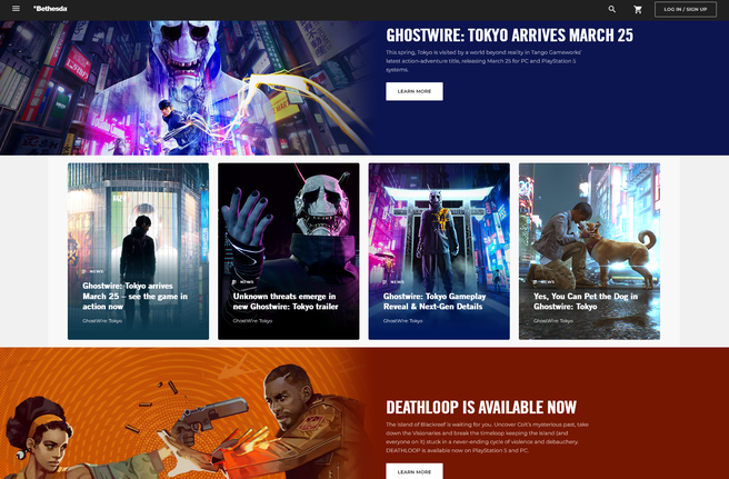 Bethesda-website