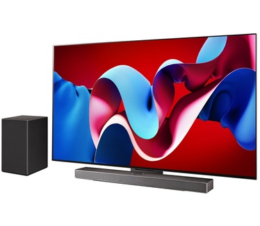 LG OLED evo C4 77" (buitenlands model, 1LA) Bruin