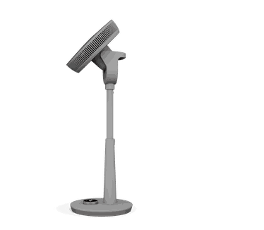 Duux Duux Whisper 2 Ventilator Grijs - Zeer Stille Statiefventilator - Ventilator Staand met 26 snelheden