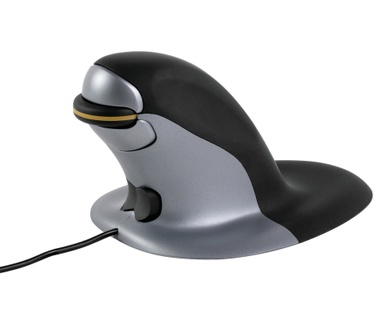 Fellowes Penguin Ambidextrous Vertical Mouse – Wired Small