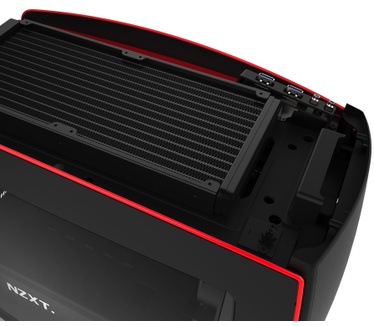 NZXT Manta - Matte Black/Red