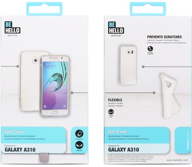 BeHello Samsung Galaxy A3 SM-A310F Gel Case transparent